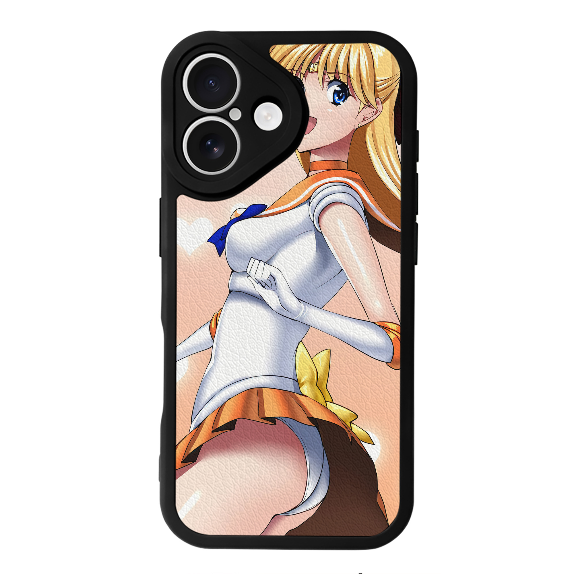 （画像用） 美少女戦士セーラームーン Sailor Moon 【iPhone 16シリーズ対応】シリコンスマホケース（レザー調） 材質：シリコン
